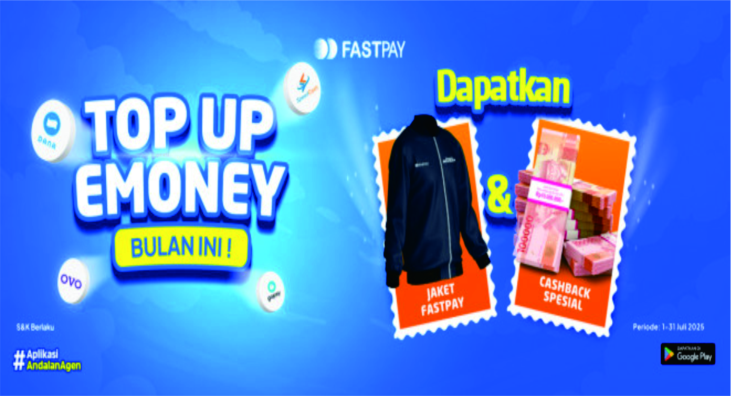 Promo Topup Emoney Fastpay