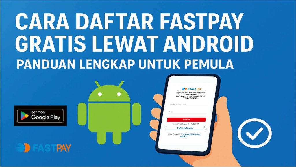 Cara Daftar Fastpay Gratis Lewat Android