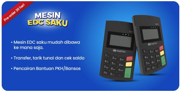 EDC saku fastpay shopee tokopedia