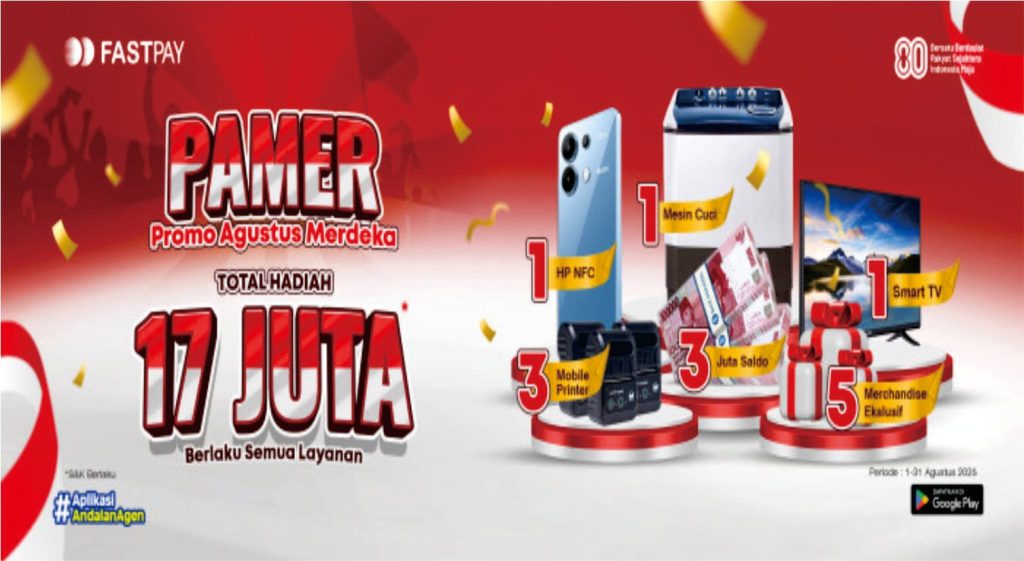 Pemenang program promo PAMER Fastpay 2025