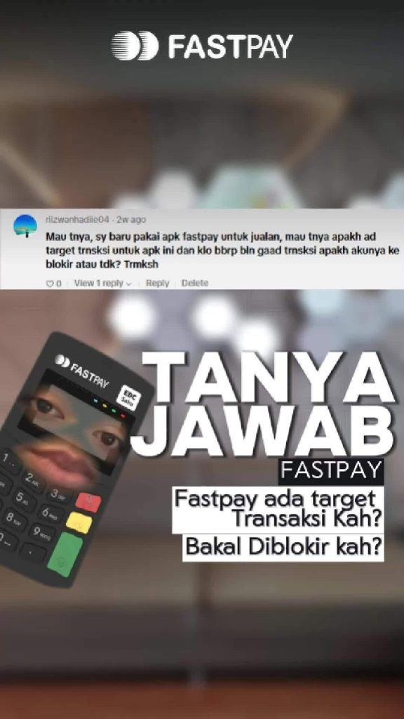apakah ada target transaksi fastpay