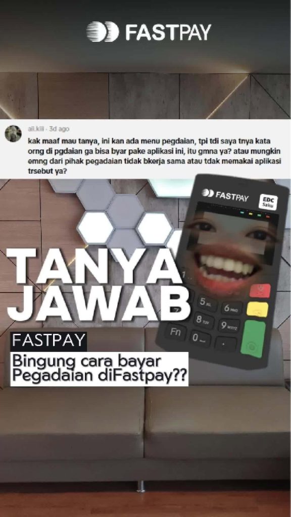 cara bayar pegadaian online di fastpay