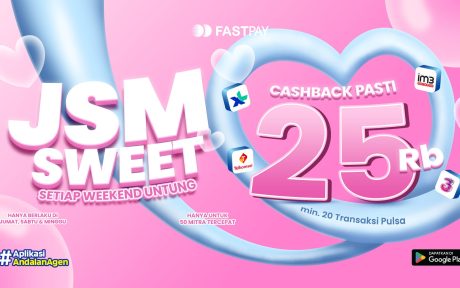 Banner promo Fastpay September 2025 - JSM Sweet Minggu Keempat
