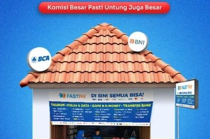 Loket Mini ATM pakai EDC Fastpay jadi Agen Multi Bank
