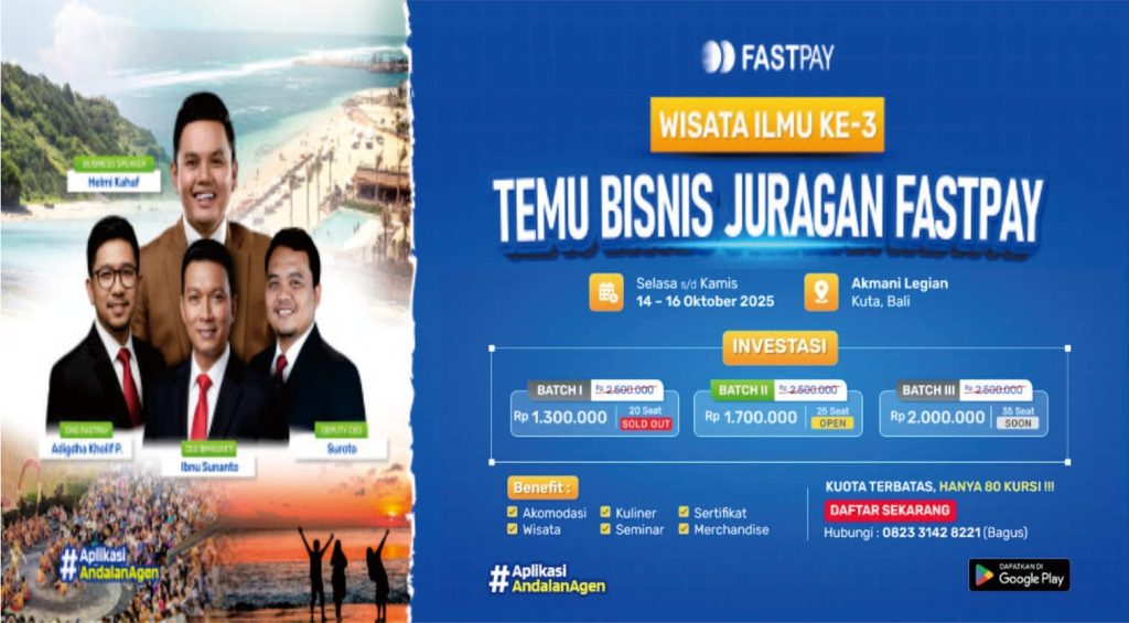 Wisata Ilmu Ke-3 - Temu Bisnis Juragan Fastpay Bali 2025