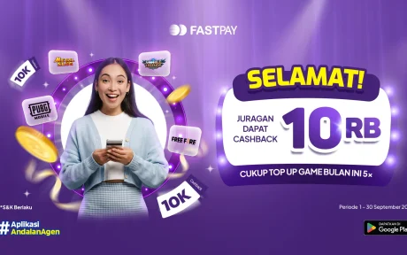Promo September 2025: Transaksi Game Online di Fastpay Dapat Cashback!