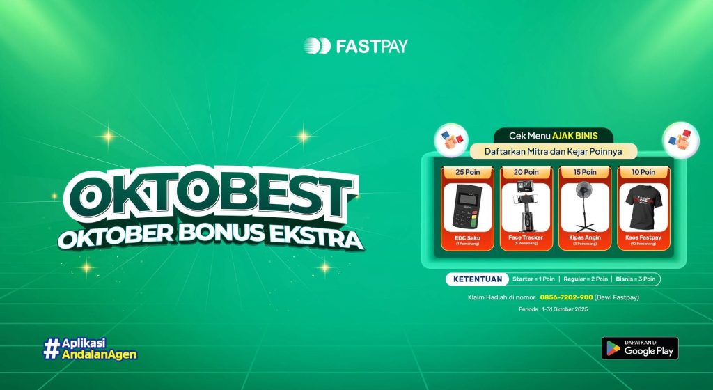 Promo Fastpay - SOKTOBEST – Oktober Bonus Ekstra 2025