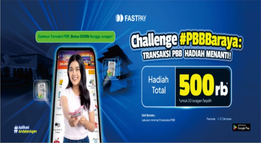 Promo PBB Fastpay Oktober 2025- Bonus Transaksi PBB Bandung Raya