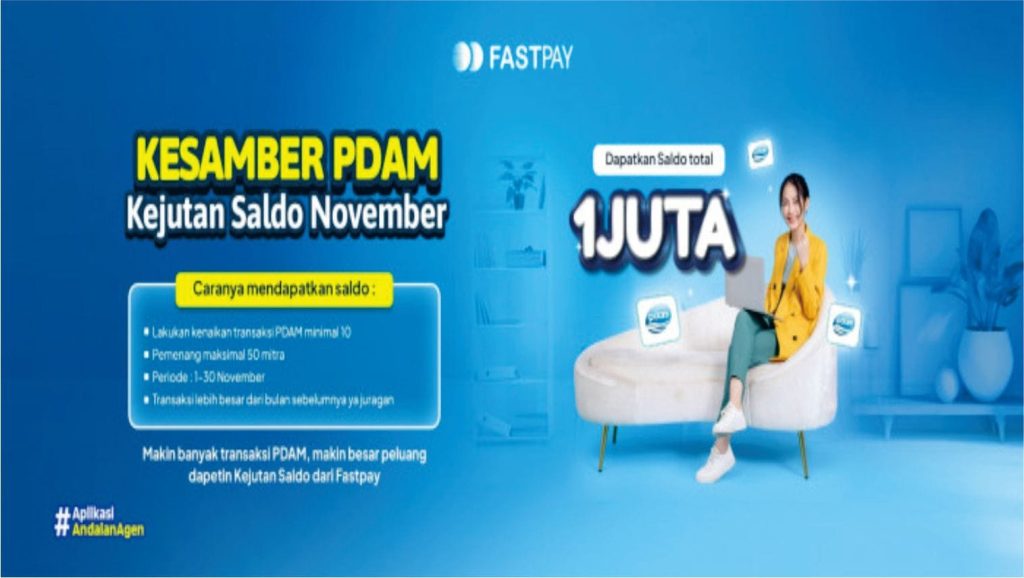 promo cashback transaksi pdam fastpay