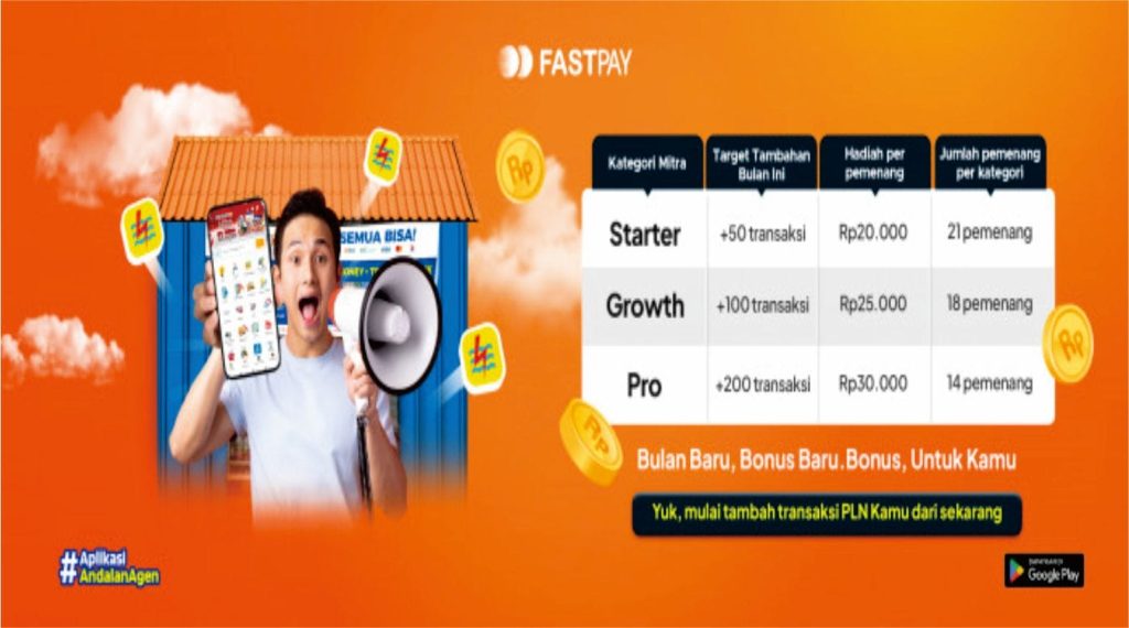 Promo Fastpay November 2025 - Cashback Transaksi PLN Fastpay