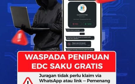 Waspada penipuan modus klaim EDC saku gratis fastpay