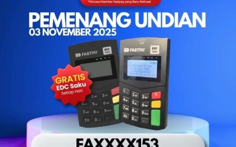pemenang undian EDC saku gratis 3 November 2025