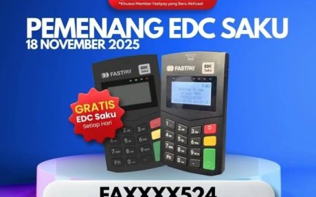 pemenang undian EDC saku gratis episode 17 periode 18 November 2025