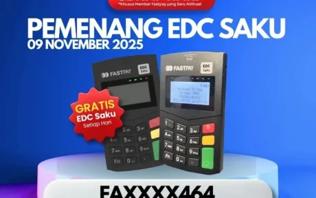 pemenang undian EDC saku gratis 9 November 2025