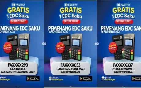 pemenang undian EDC saku gratis epoisode 15