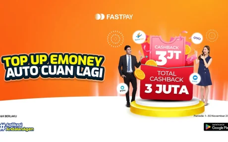 Promo Fastpay November 2025 - Cashback Transaksi Emoney - Ewalet