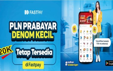 PLN Prabayar token nominal 20 Tetap Tersedia di Fastpay