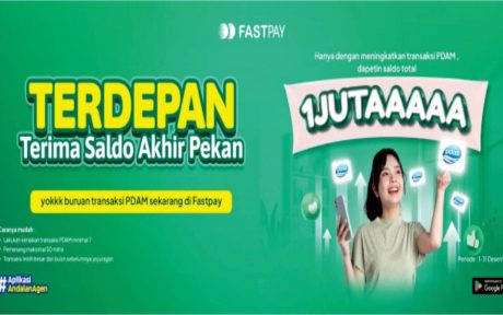 Promo Fastpay Desember - Transaksi PDAM bonus Total 1 Juta