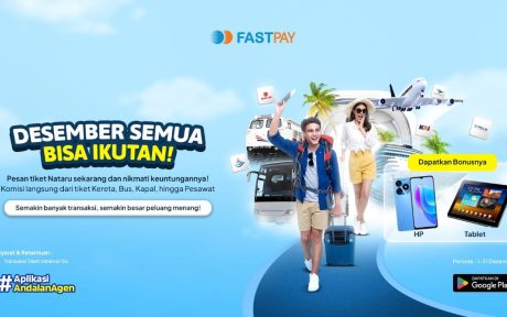 Promo Fastpay Desember - Transaksi Tiket Kapal, Pesawat, Bus, Kereta Api - Bonus Menanti