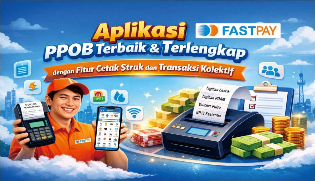 Aplikasi ppob resmi terbaik bisa cetak struk dan transaksi kolektif