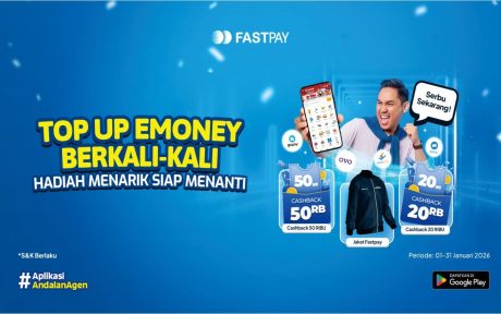 Promo Fastpay 2026 - Transaksi Emoney Ewallet-Hadiah menanti
