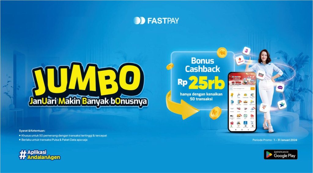 Prmo Fastpay - Jumbo - Januari Makin Banyak Bonusnya