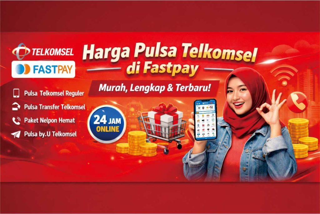 harga pulsa telkomsel dan paket data di fastpay terbaru