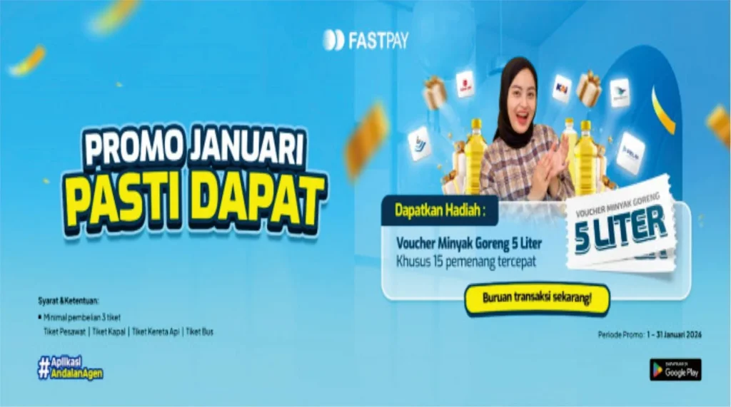 Promo Fastpay 2026 - Voucher Minyak Goreng 5 liter