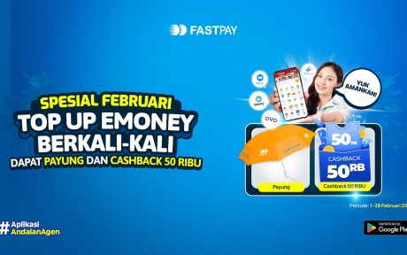 banner promo fastpay 2026 transaksi top emoney ewallet