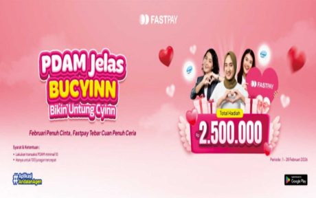 banner promo fastpay februari 2026 cashback transaksi pdam