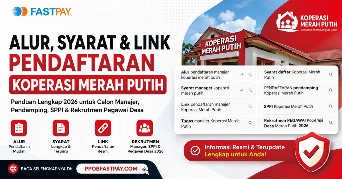 Alur Syarat Link Pendaftaran Manager Koperasi Merah Putih Panduan Lengkap