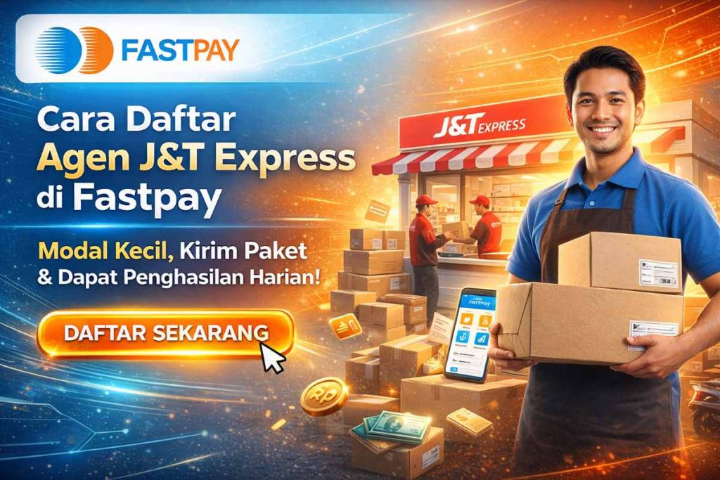 Cara Daftar JNT Express di Fastpay lebih mudah