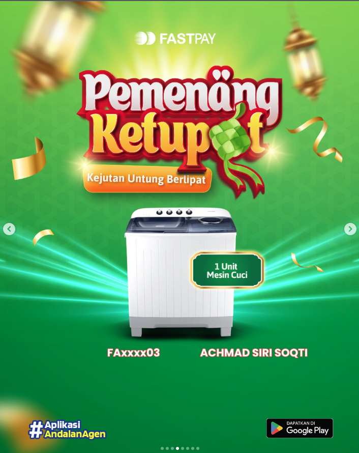 Pemenang Ketupat -1 mesin cuci