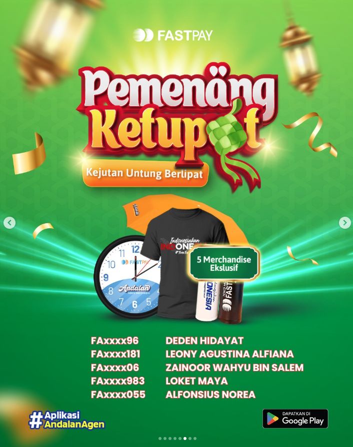 Pemenang Ketupat - 5 merchandise eksclusif