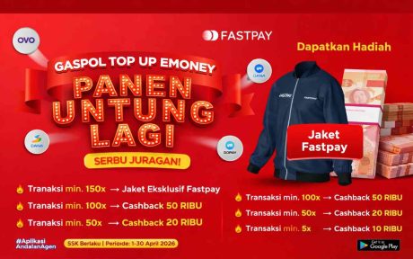 Promo Fastpay April 2026 - Topup ewallet