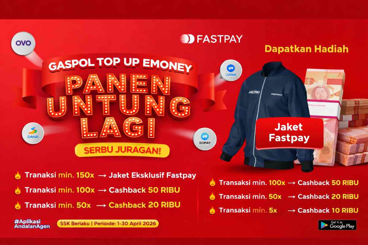Promo Fastpay April 2026 - Topup ewallet