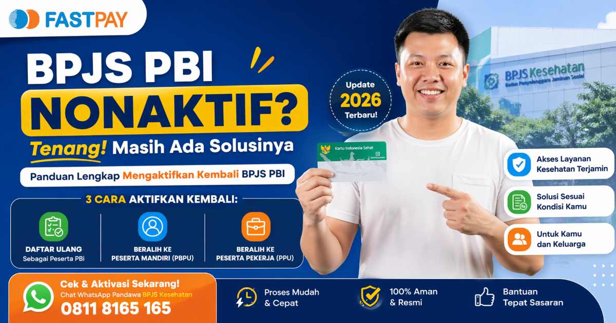 Cara mengaktifkan bpjs pbi nonaktif