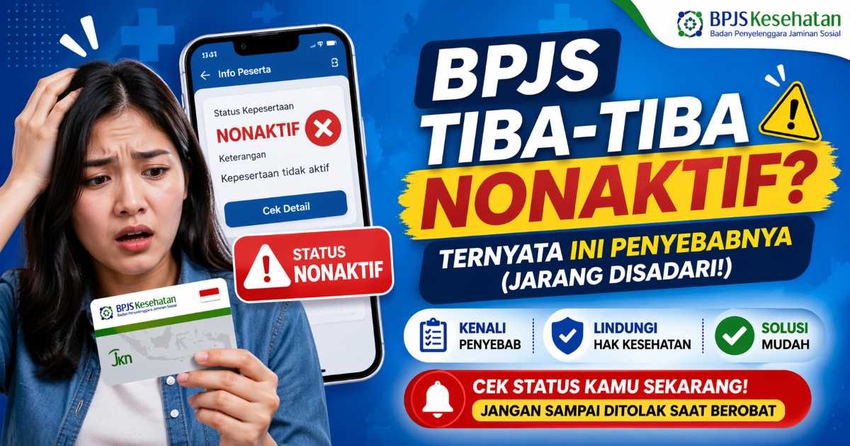 BPJS nonaktif tiba-tiba penyebab dan solusi