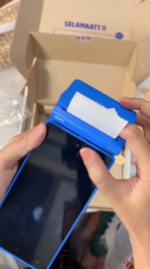 Cara Memasang Kertas Thermal EDC Fastpay - Tutup kembali printer thermalnya