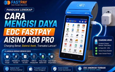 Cara Mengisi Daya EDC Fastpay AISINO A90 Pro