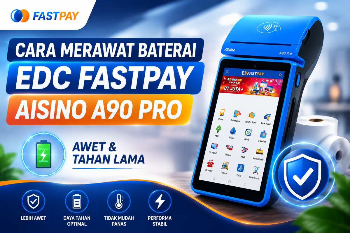 Cara Merawat Baterai EDC Fastpay AISINO A90 Pro agar Awet dan Tahan Lama