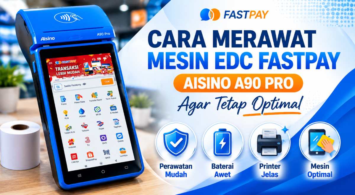Cara Merawat Mesin EDC Fastpay AISINO A90 Pro agar awet