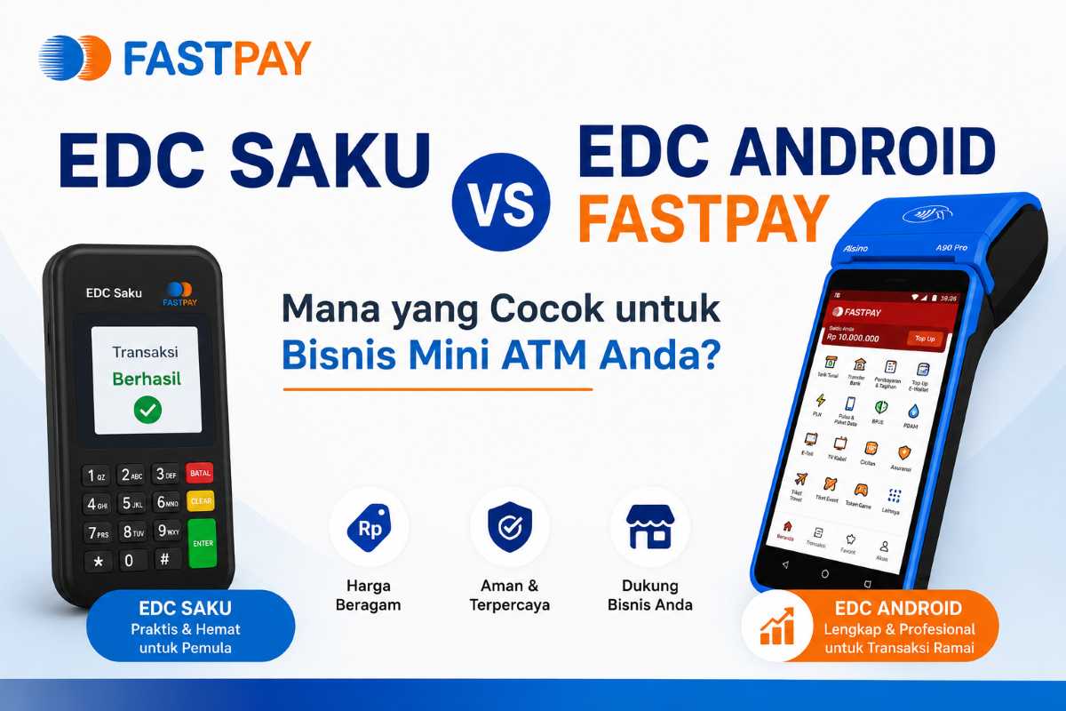 EDC Saku vs EDC Android Fastpay