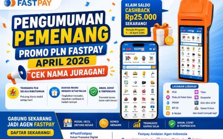 Pengumuman Pemenang Promo PLN Fastpay April 2026 - Cek Nama Juragan