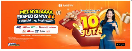 Promo Fastpay Mei 2026 - Reward-Ekspedisi -10 Juta