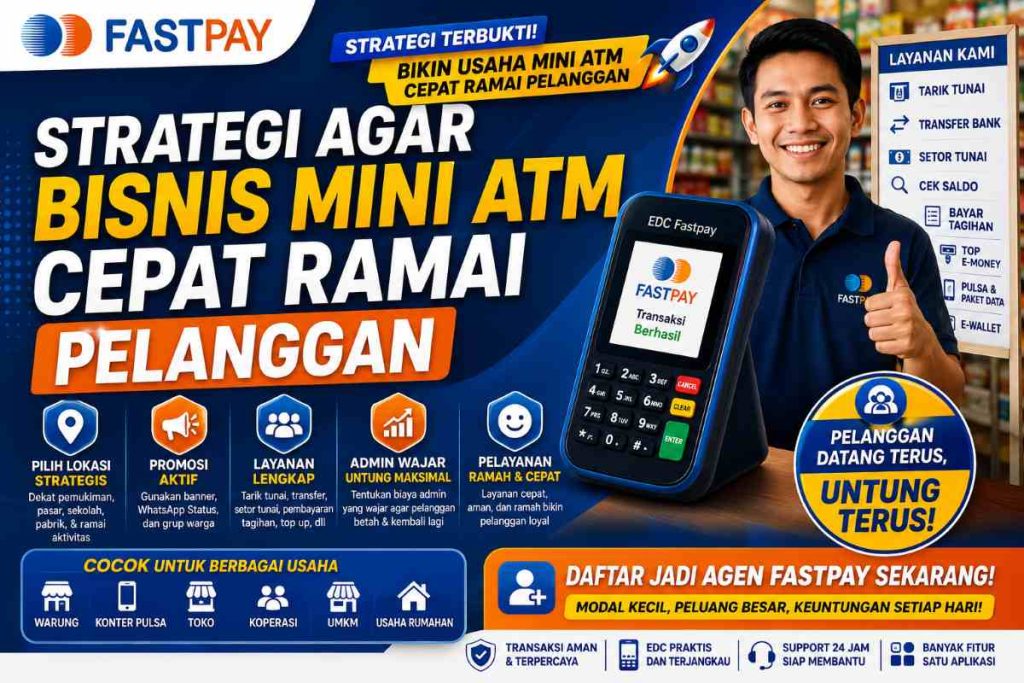 Strategi bisnis mini ATM sukses