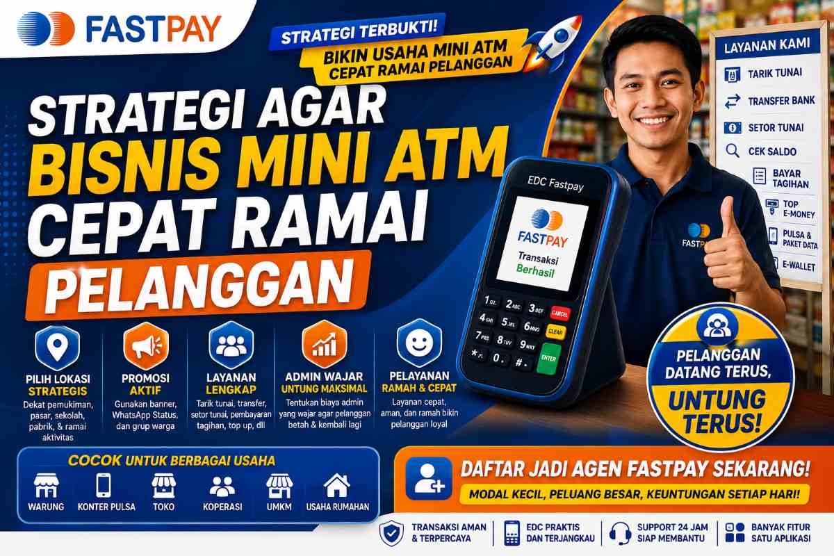 Strategi bisnis mini ATM sukses