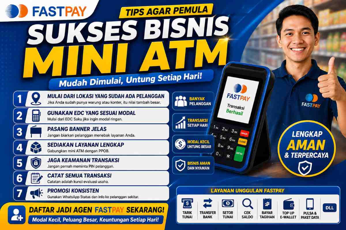 Tips Sukses Bisnis Mini ATM Bagi Pemula