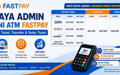 biaya admin Mini ATM EDC Fastpay