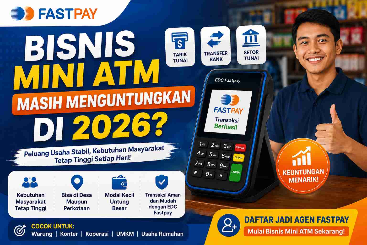 bisnis mini ATM masih menguntungkan